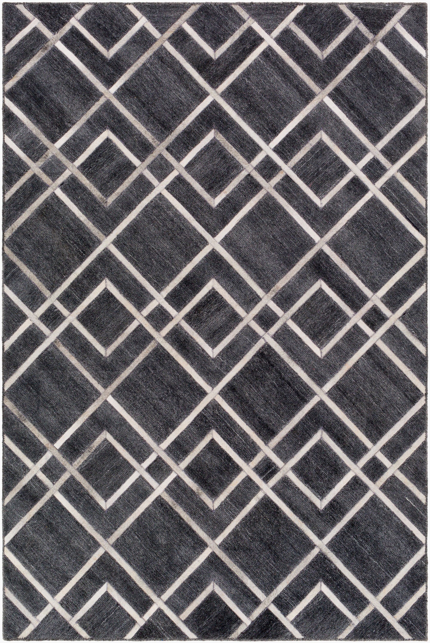 Eloquent ELQ-2305 2' x 3' Handmade Faux Silk Accent Rug