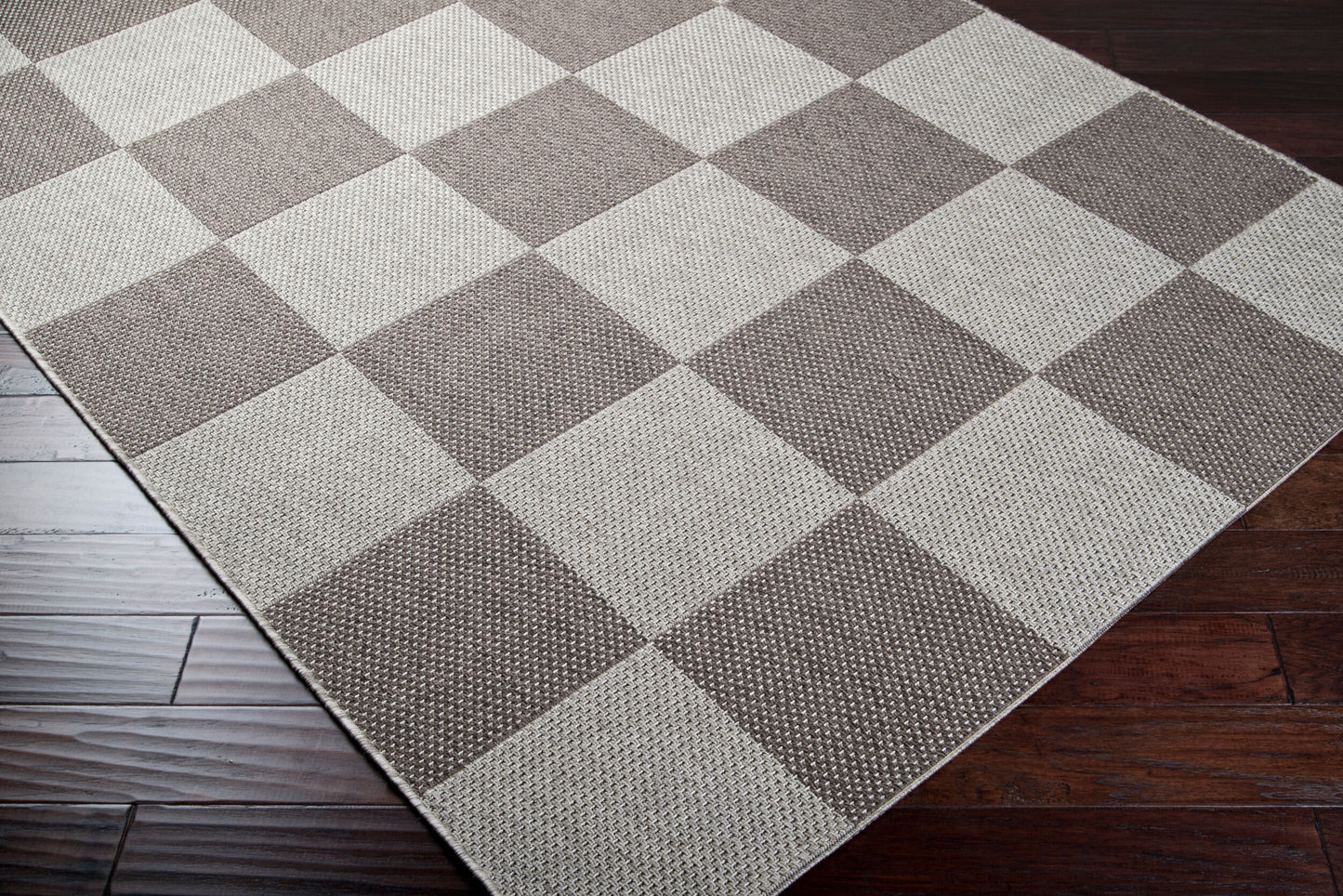 Alfombra decorativa para interior y exterior Elements ELT-1007 de 2' x 3', tejida a máquina