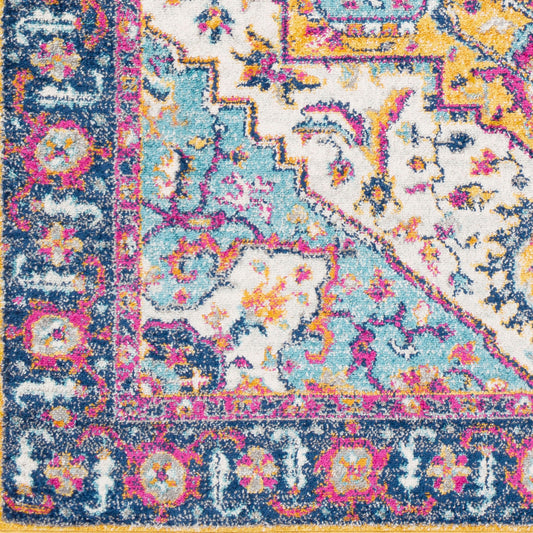 Elaziz ELZ-2302 Alfombra decorativa tejida a máquina de 2' x 3'