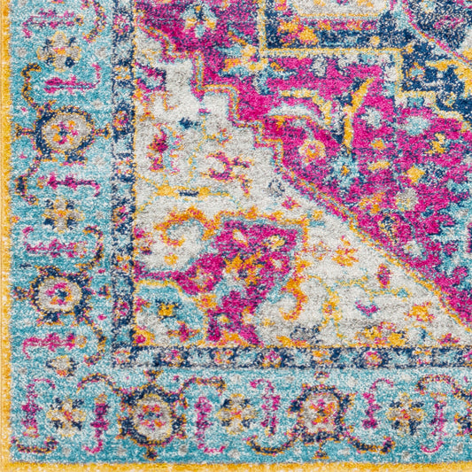 Elaziz ELZ-2303 Alfombra decorativa tejida a máquina de 2' x 3'