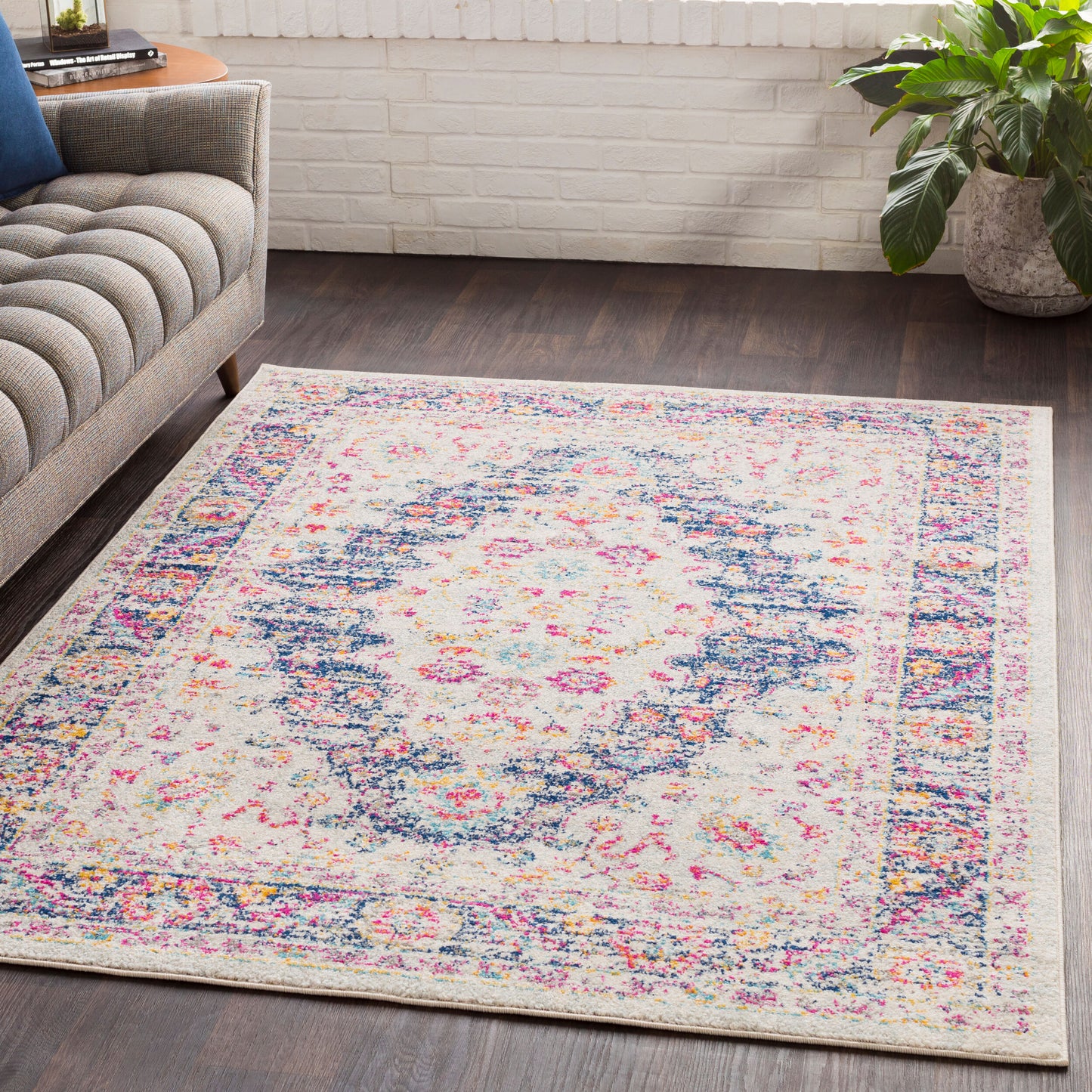 Elaziz ELZ-2312 2' x 3' Machine Woven Accent Rug