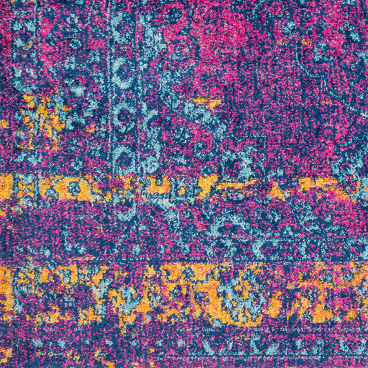 Elaziz ELZ-2334 Alfombra decorativa tejida a máquina de 2' x 3'