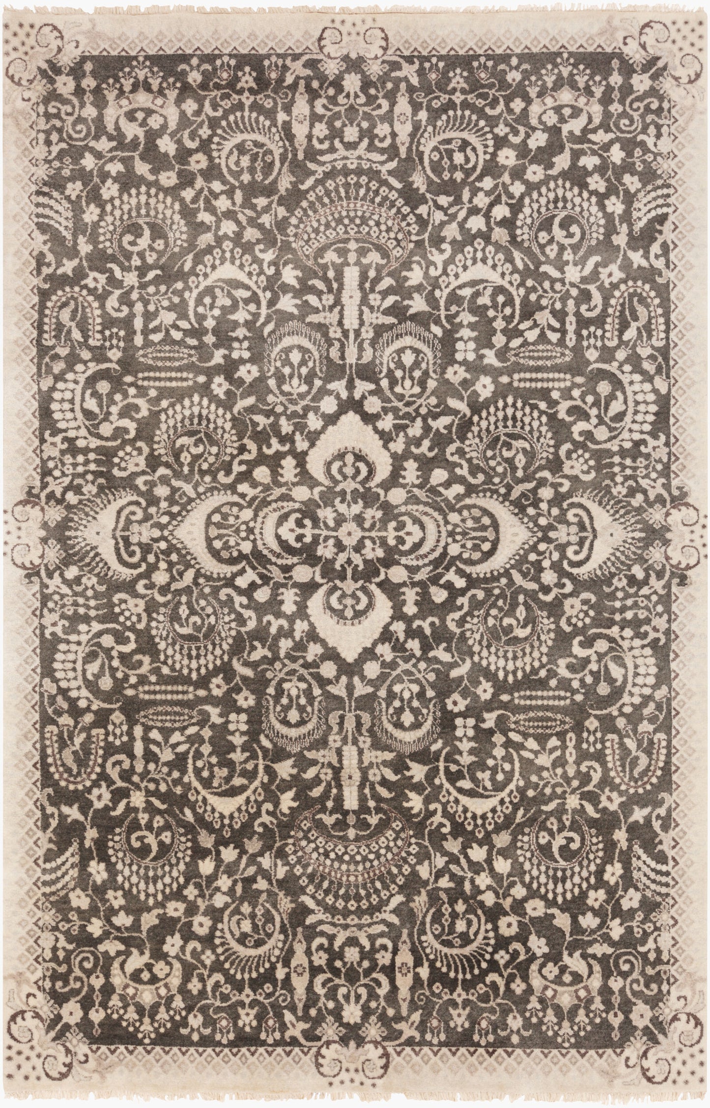 Empress EMS-7001 2' x 3' Handmade Wool Accent Rug