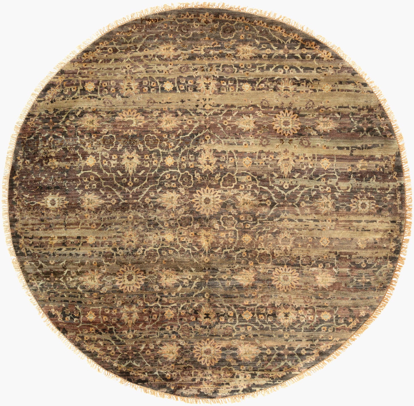 Empress EMS-7010 8ft Round Handmade Wool Area Rug