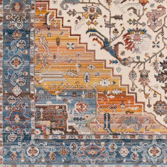 Alfombra decorativa tejida a máquina Ephesians EPC-2333 de 2' x 3'