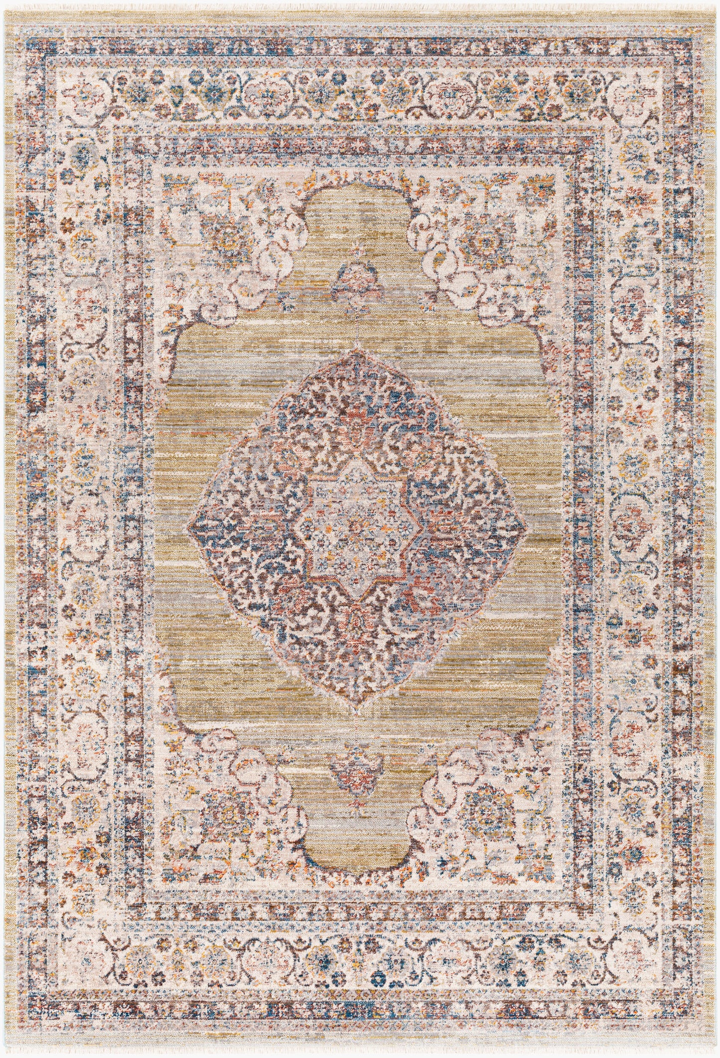 Ephesians EPC-2341 4' x 6' Machine Woven Accent Rug