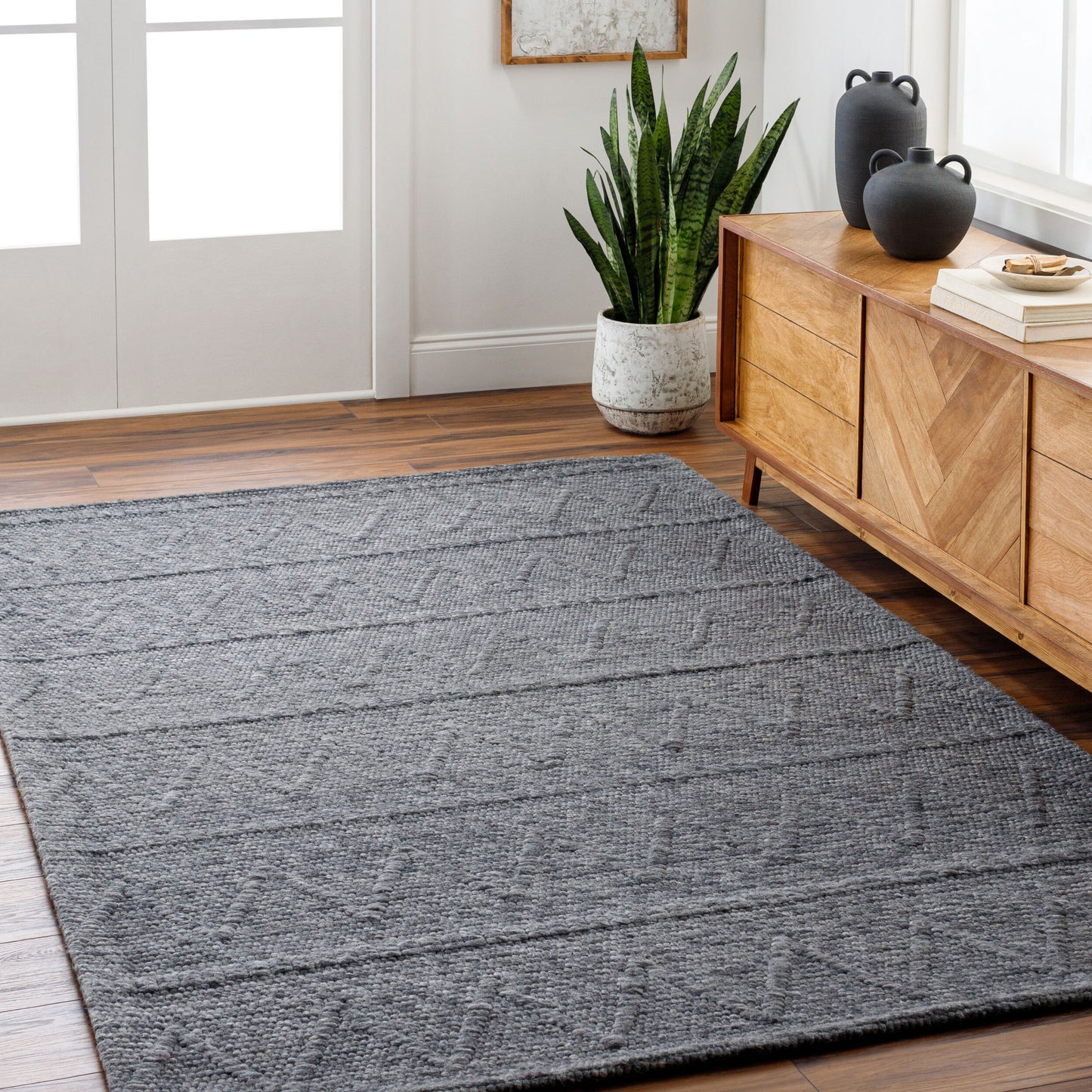 Empoli EPO-2304 5' x 7' Handmade Area Rug
