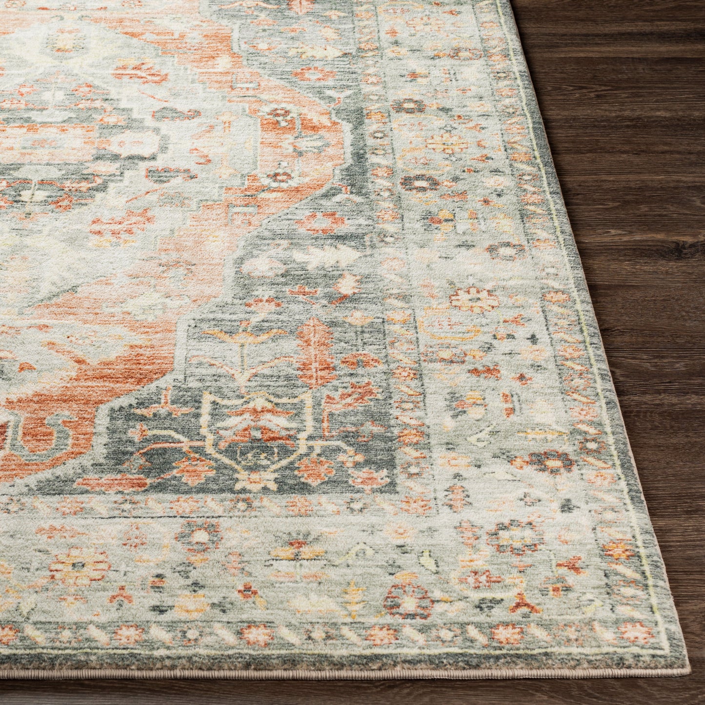 Erin ERN-2306 8' x 9' Machine Woven Area Rug