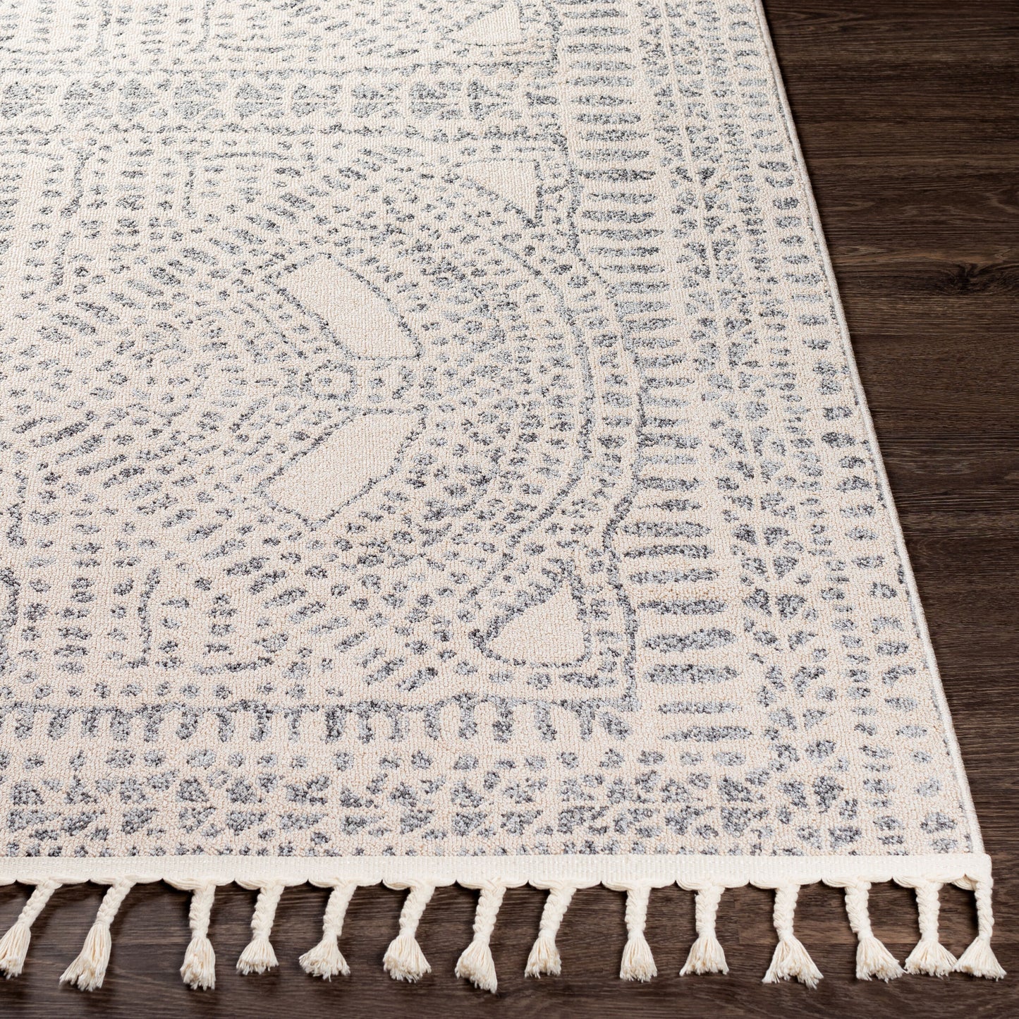 Alfombra decorativa tejida a máquina Euphoria ERP-2306 de 2' x 3'