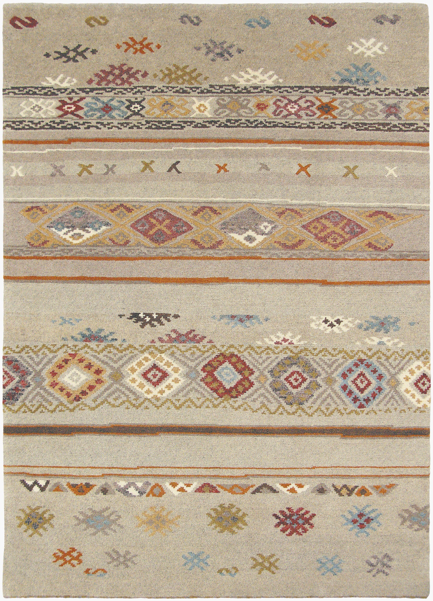 Alfombra decorativa de lana hecha a mano Eastwood ESW-6000 de 2' x 3'