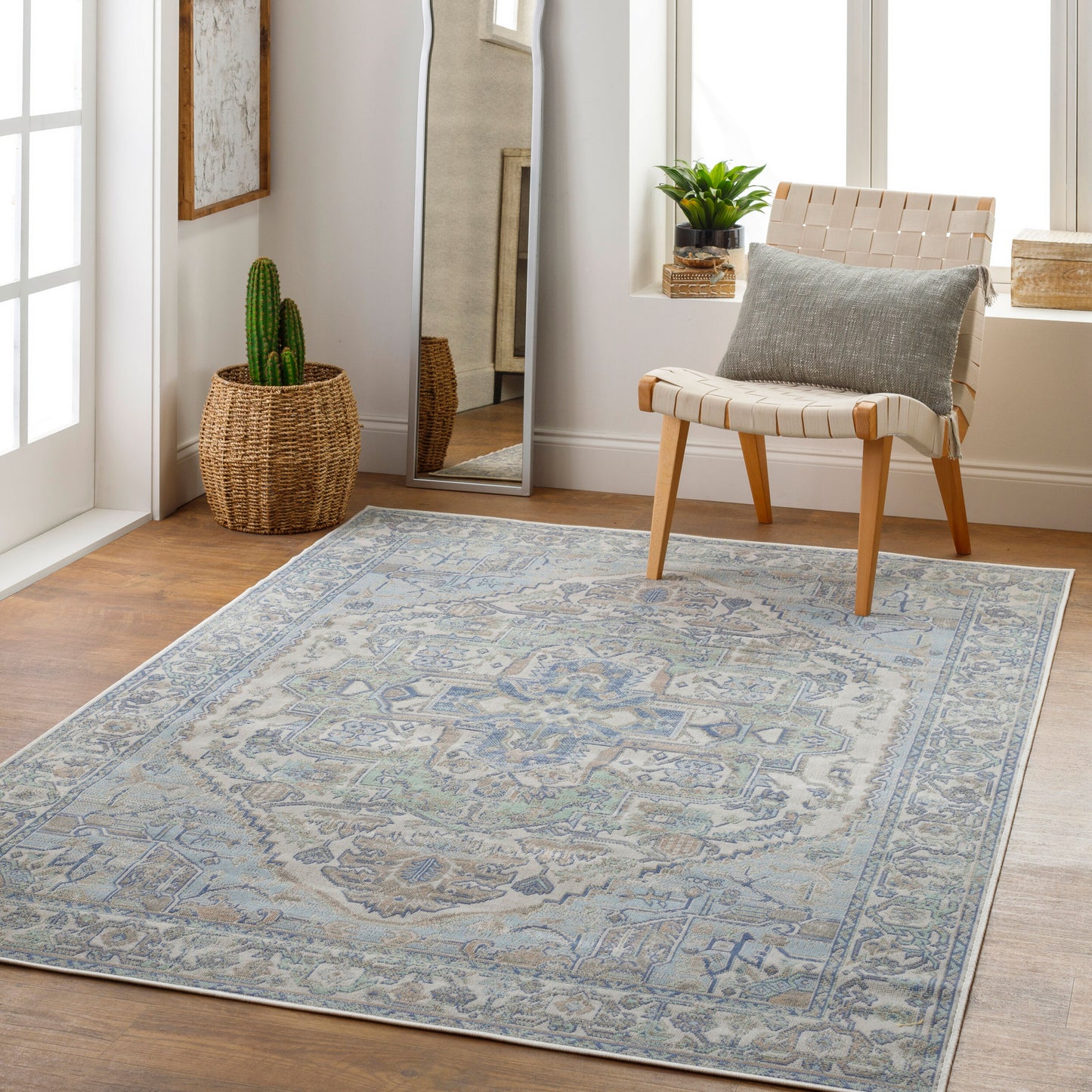 Rafetus ETS-2373 8' x 10' Machine Woven Area Rug