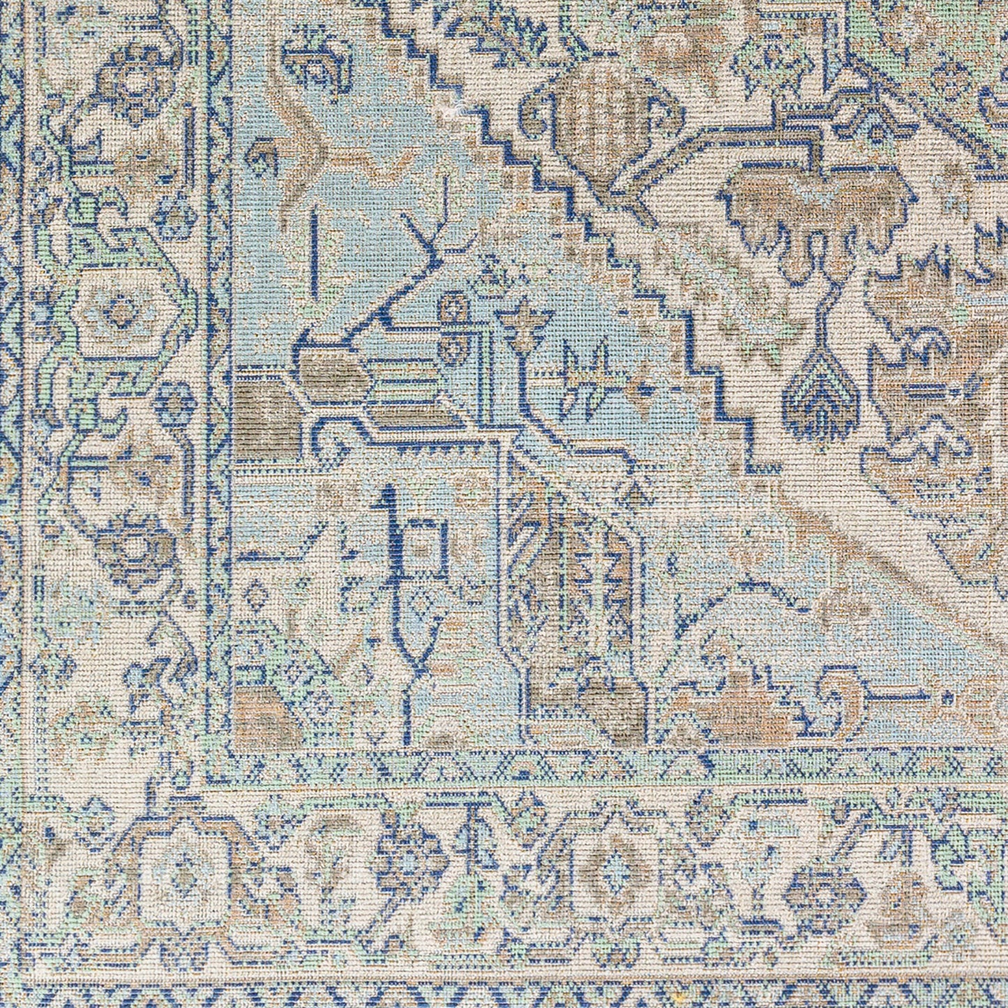 Rafetus ETS-2373 8' x 10' Machine Woven Area Rug