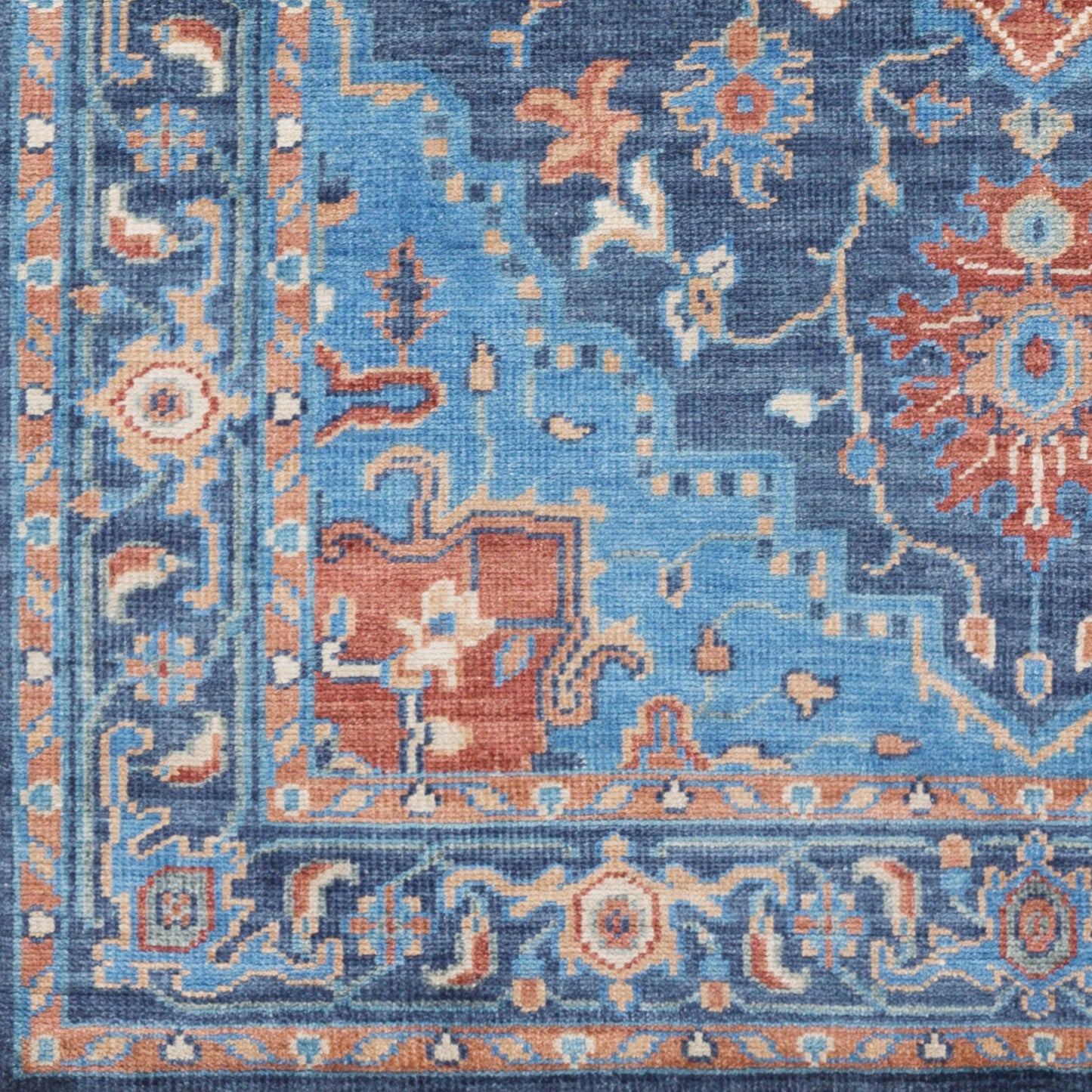 Alfombra de lana hecha a mano Elixir EXI-1000 de 2,7 x 3,6 m