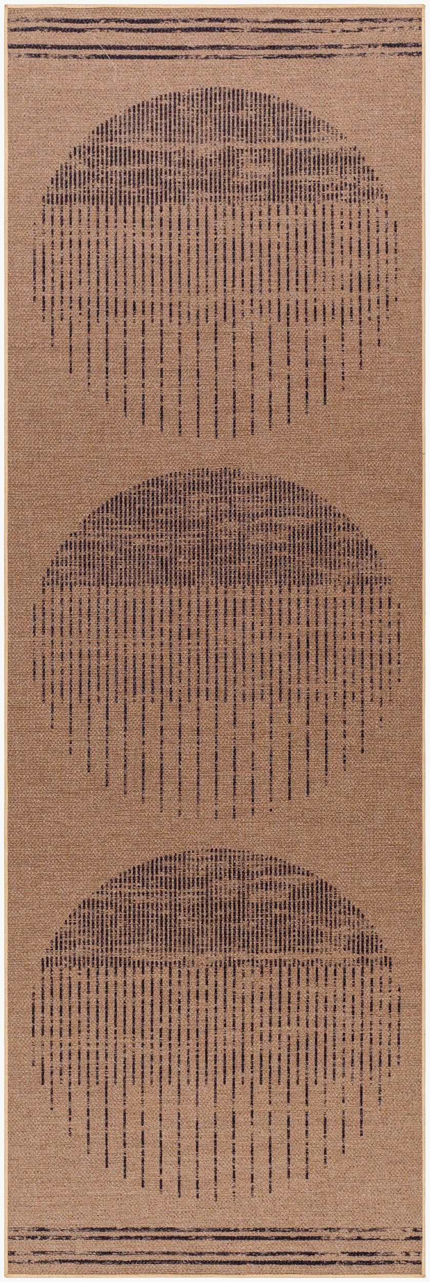 Ez Jute EZT-2301 8ft Runner Machine Woven Washable Recyled Runner Rug