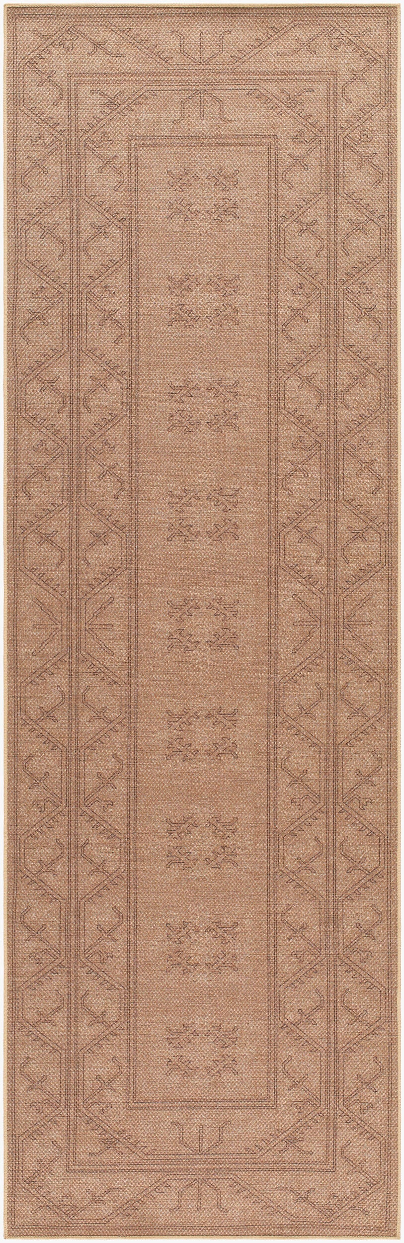 Ez Jute EZT-2304 8ft Runner Machine Woven Washable Recyled Runner Rug