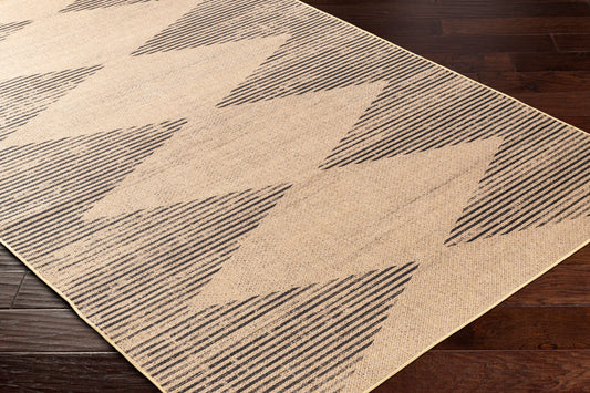 Ez Jute EZT-2310 3' x 5' Machine Woven Washable Recyled Accent Rug