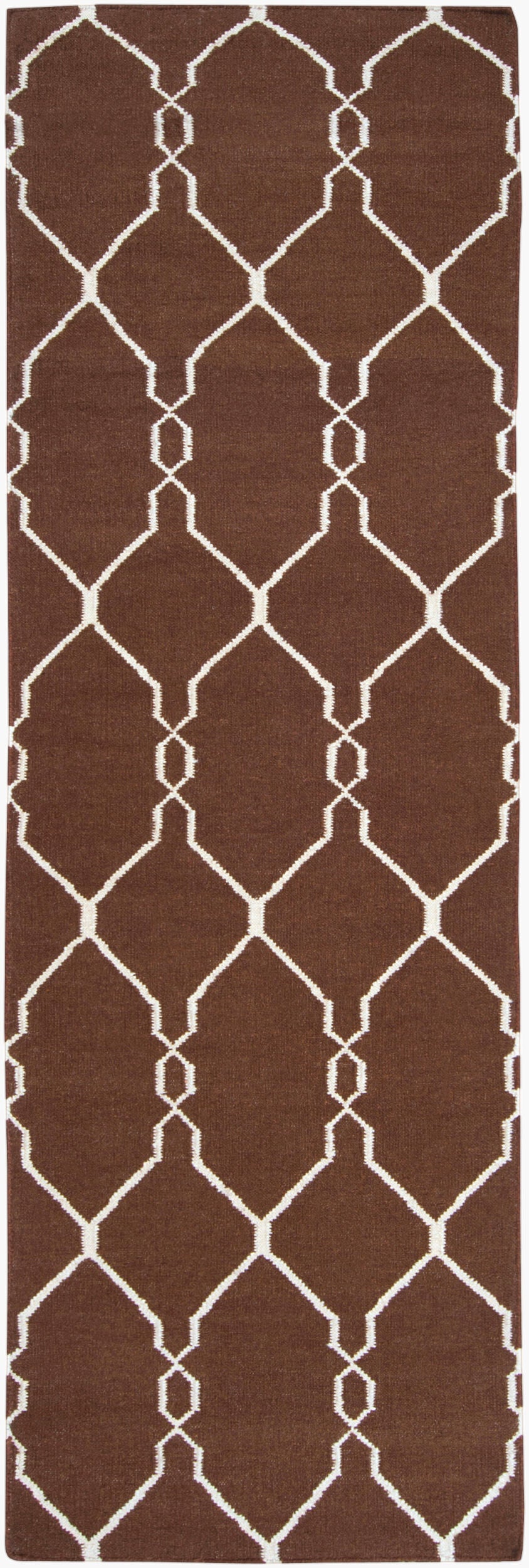 Fallon FAL-1000 8ft Runner Handmade Wool Runner Rug