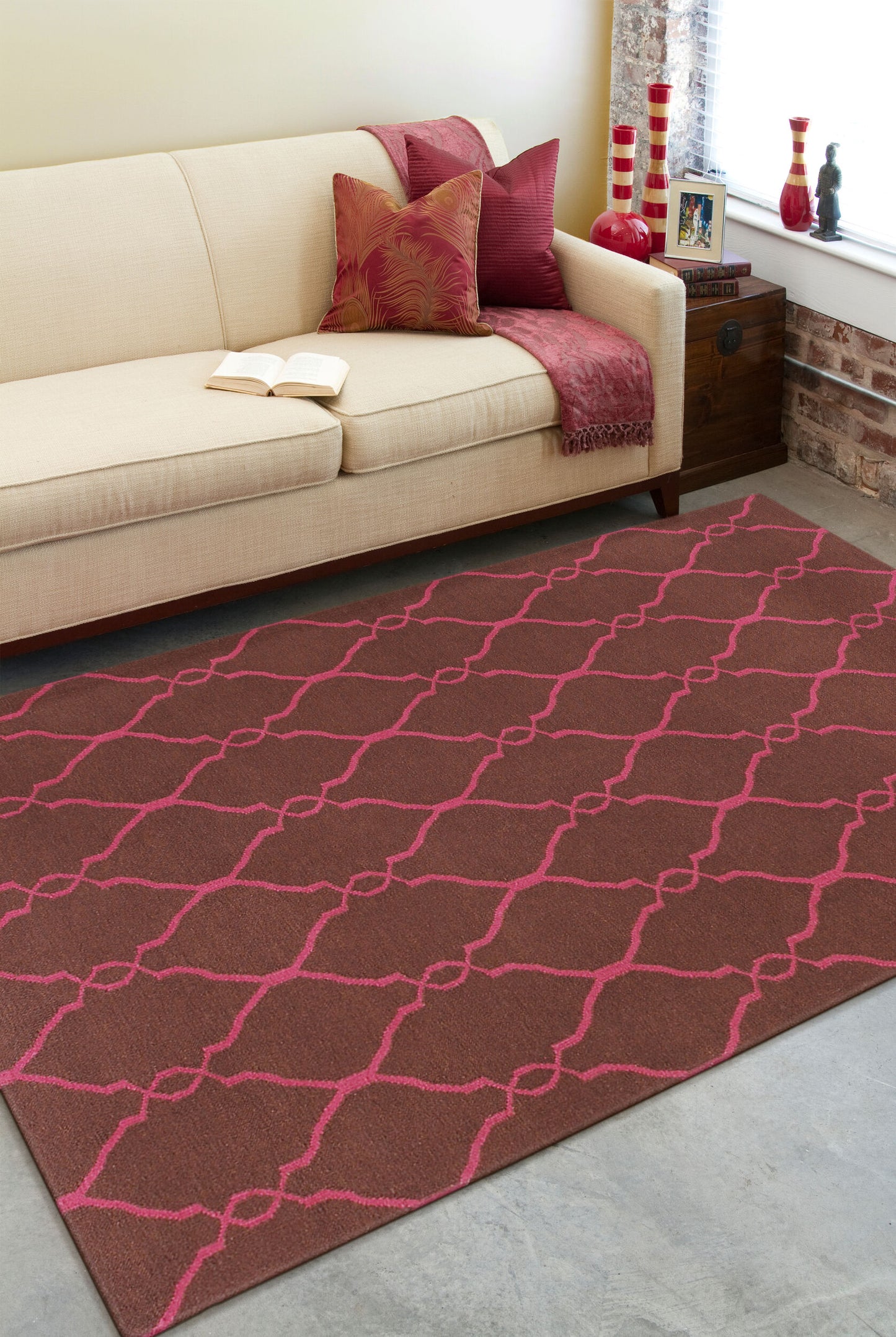 Fallon FAL-1012 5' x 8' Handmade Wool Area Rug