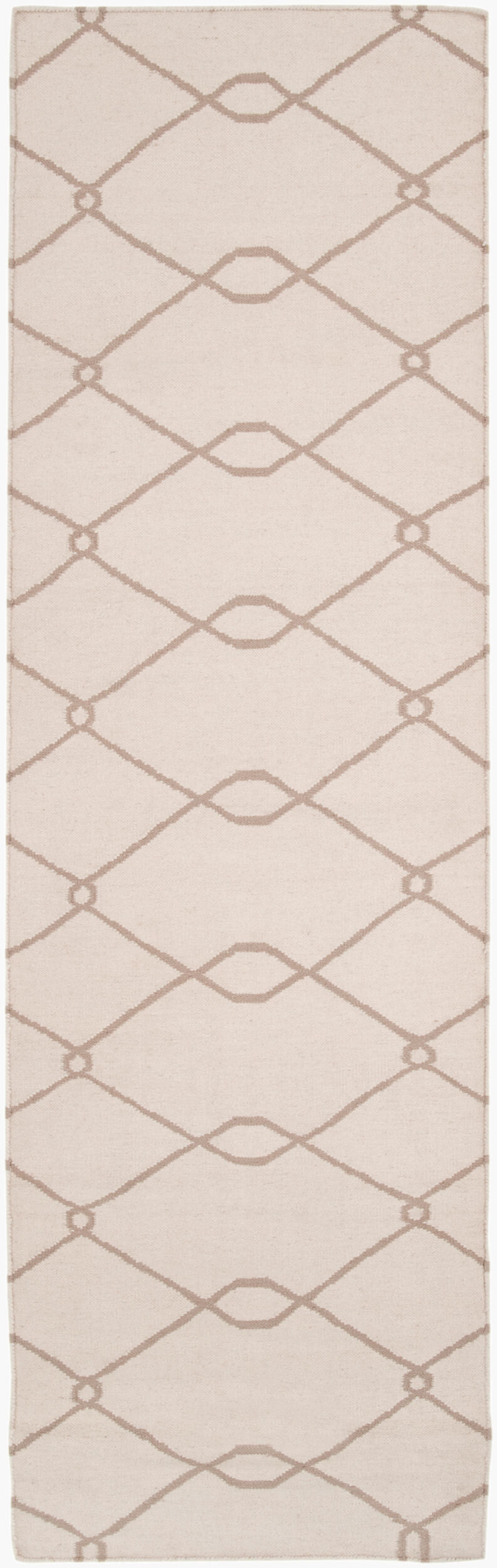 Fallon FAL-1015 8ft Runner Handmade Wool Runner Rug