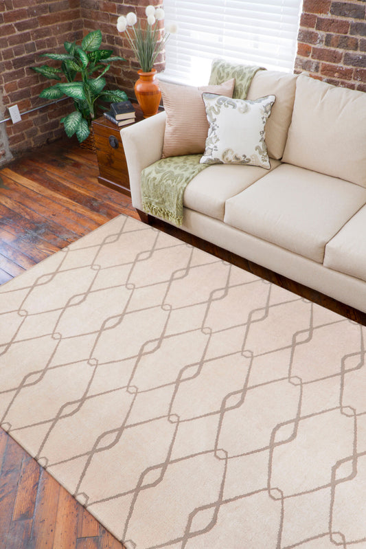 Fallon FAL-1015 8ft Runner Handmade Wool Runner Rug