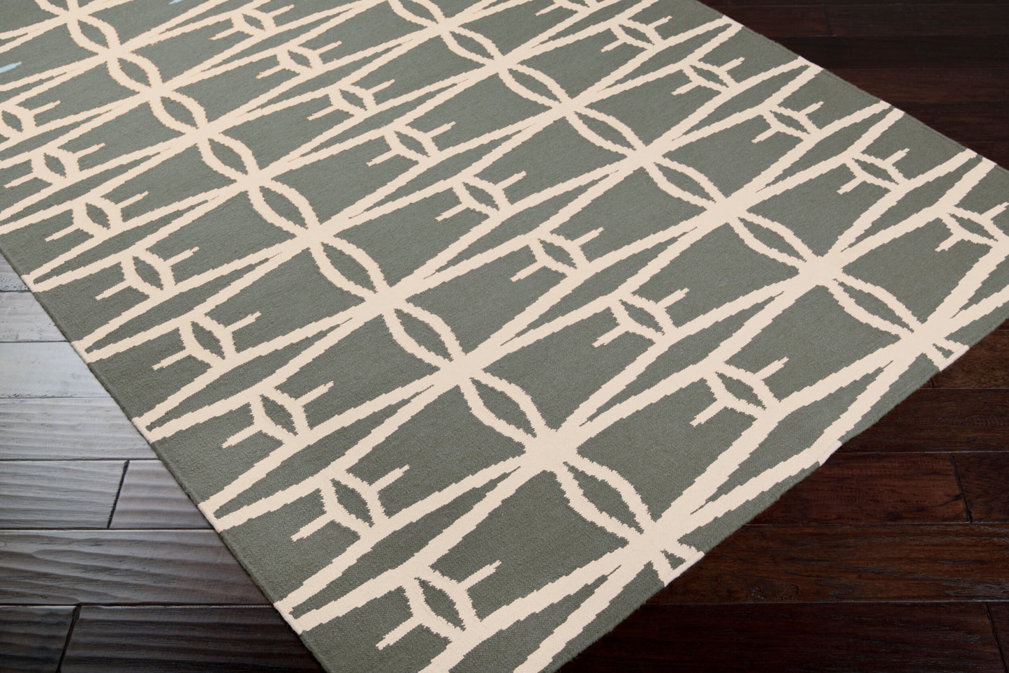 Fallon FAL-1027 8ft Round Handmade Wool Area Rug
