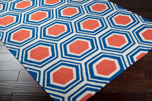 Alfombra decorativa de lana hecha a mano Fallon FAL-1035 de 2' x 3'