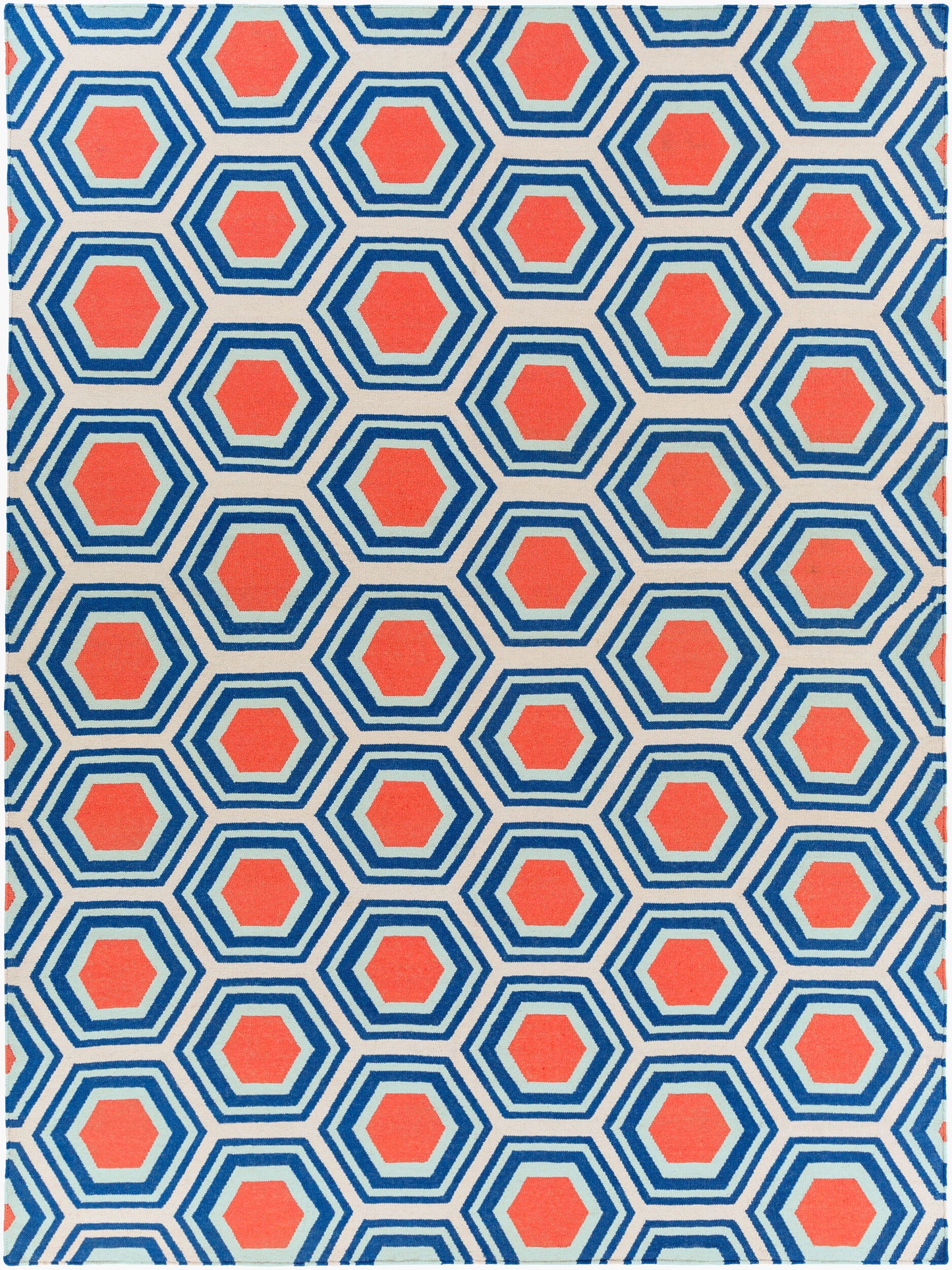 Alfombra de lana hecha a mano Fallon FAL-1035 de 8' x 11'