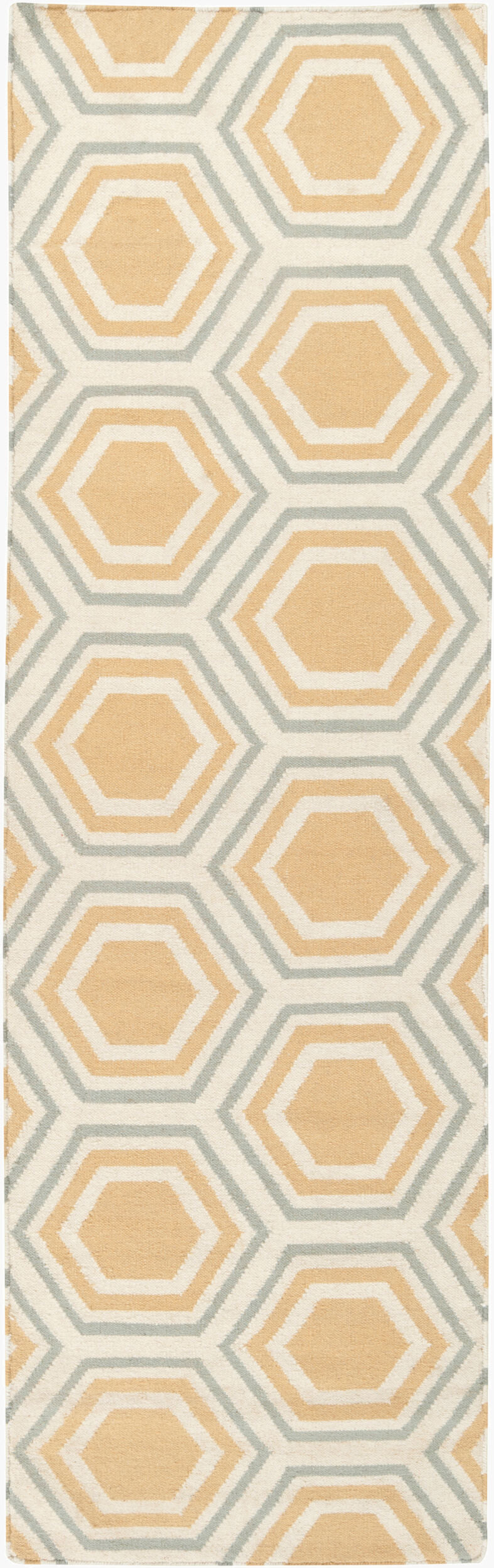Fallon FAL-1038 8ft Runner Handmade Wool Runner Rug