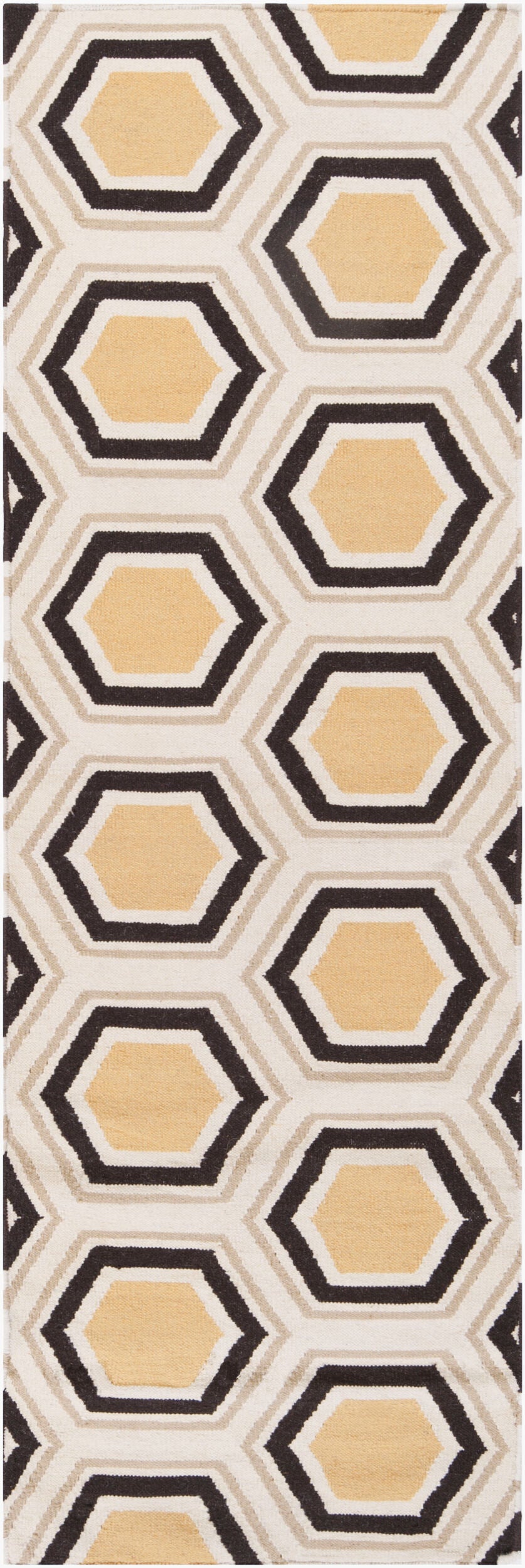 Alfombra de lana hecha a mano Fallon FAL-1039 de 2,4 m