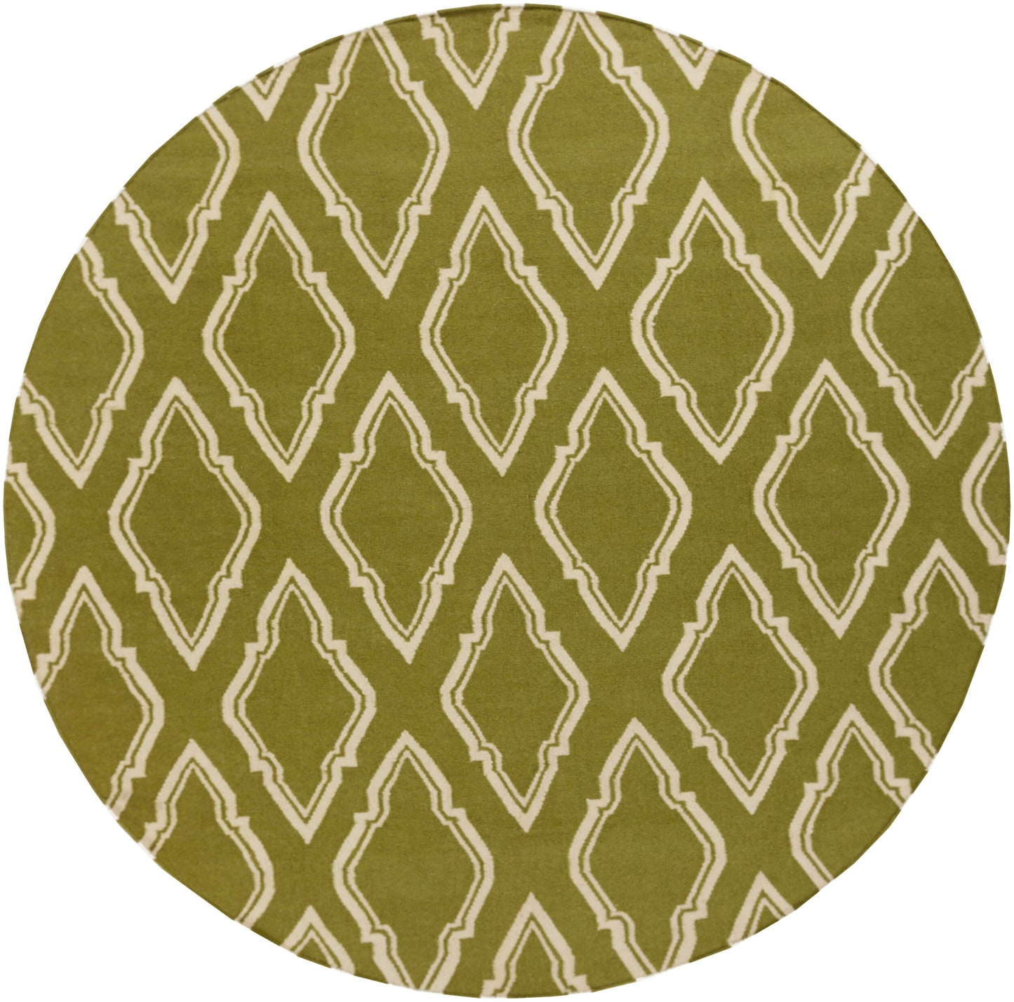 Fallon FAL-1048 8ft Round Handmade Wool Area Rug