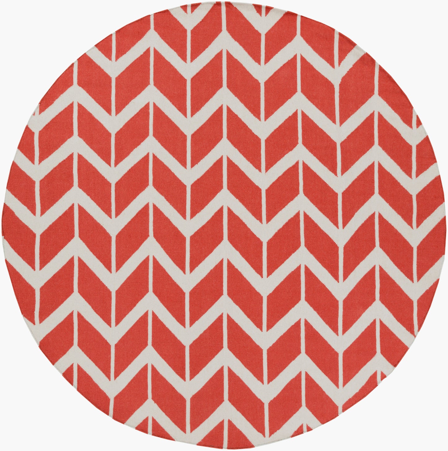 Fallon FAL-1054 8ft Round Handmade Wool Area Rug