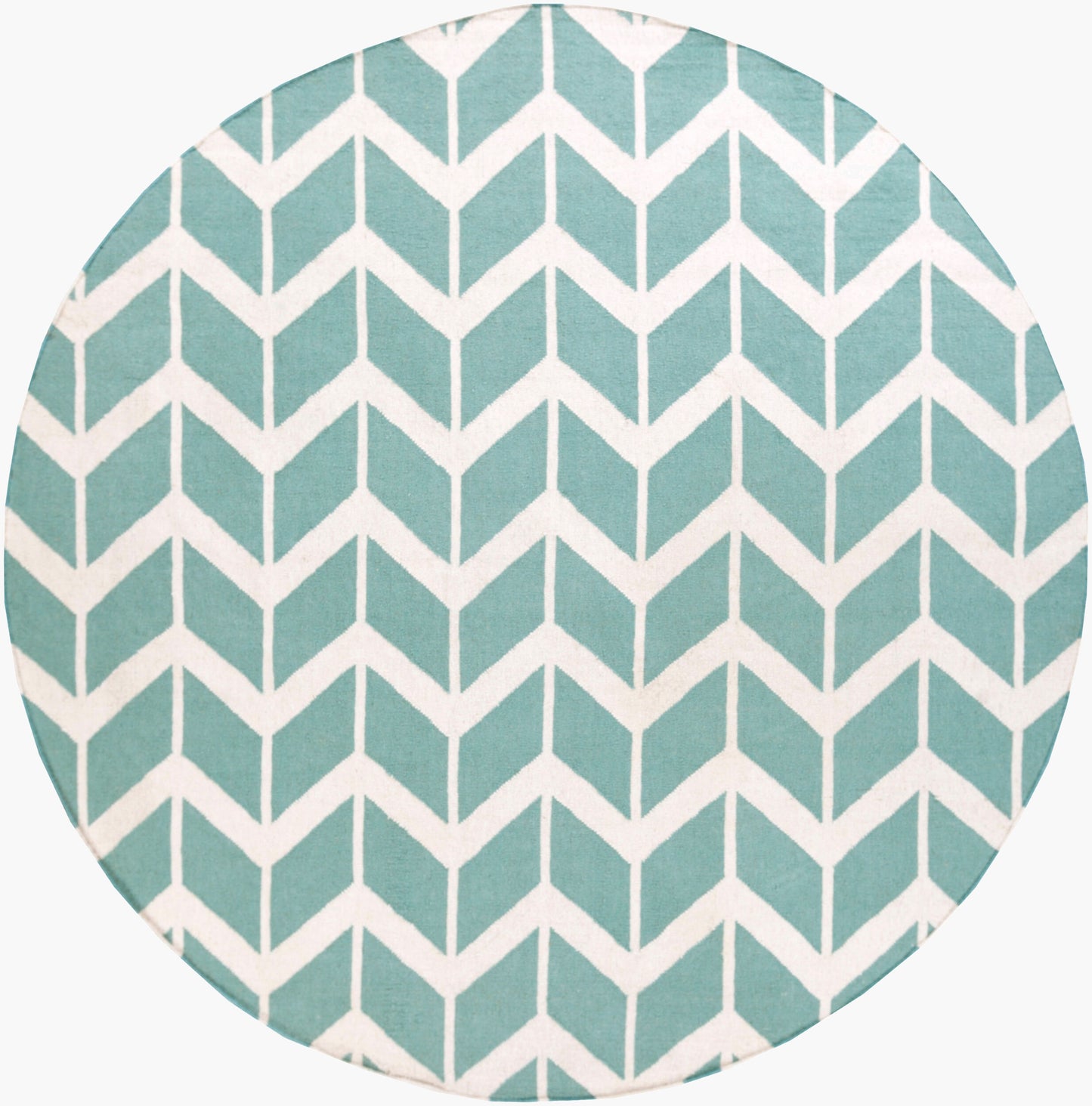 Fallon FAL-1094 8ft Round Handmade Wool Area Rug