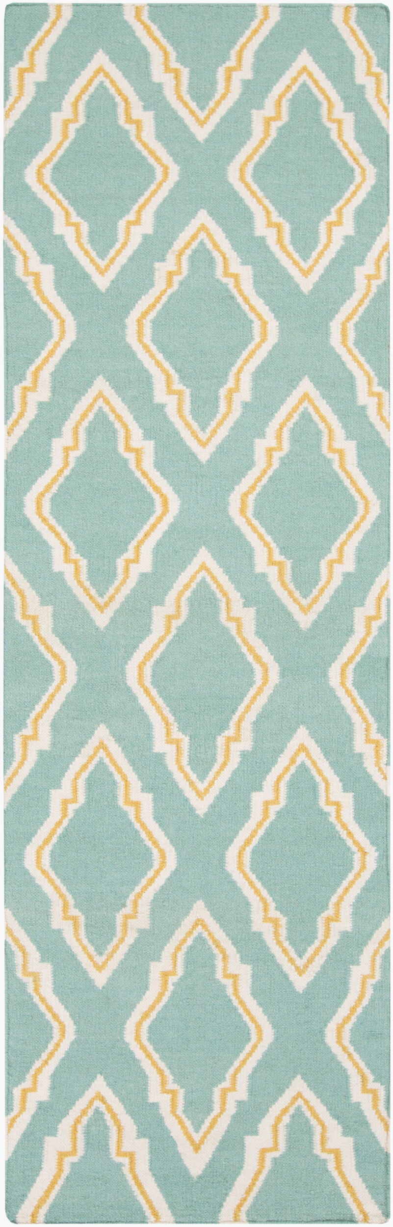 Fallon FAL-1097 8ft Runner Handmade Wool Runner Rug