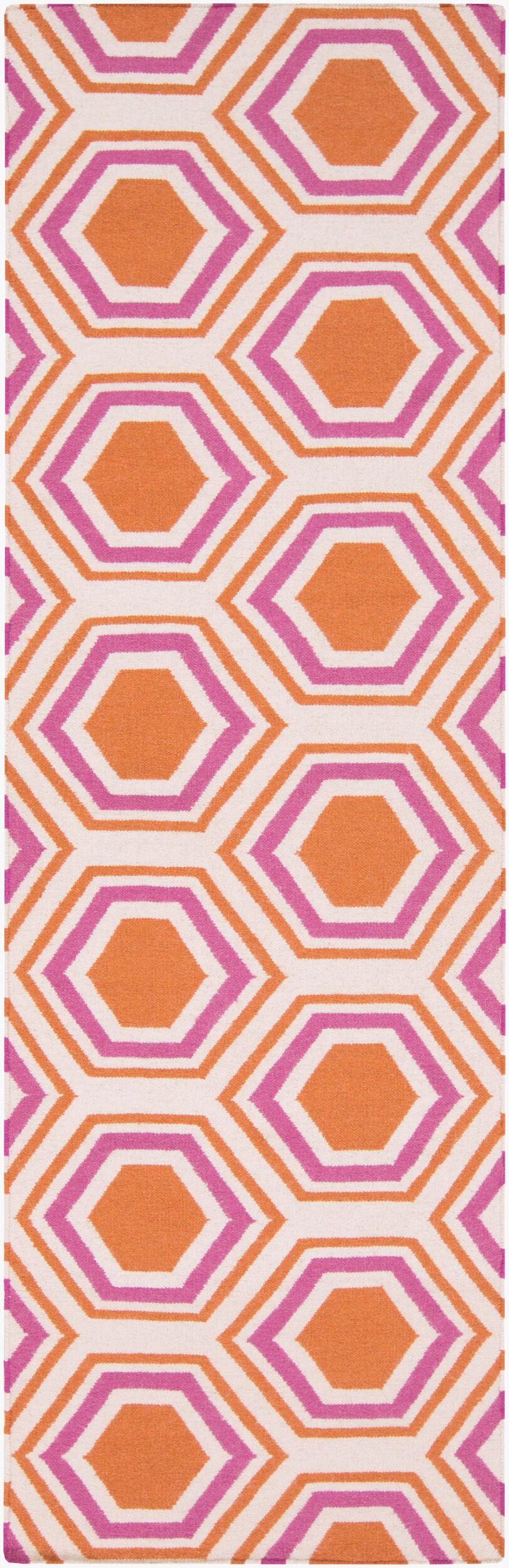 Fallon FAL-1100 8ft Runner Handmade Wool Runner Rug