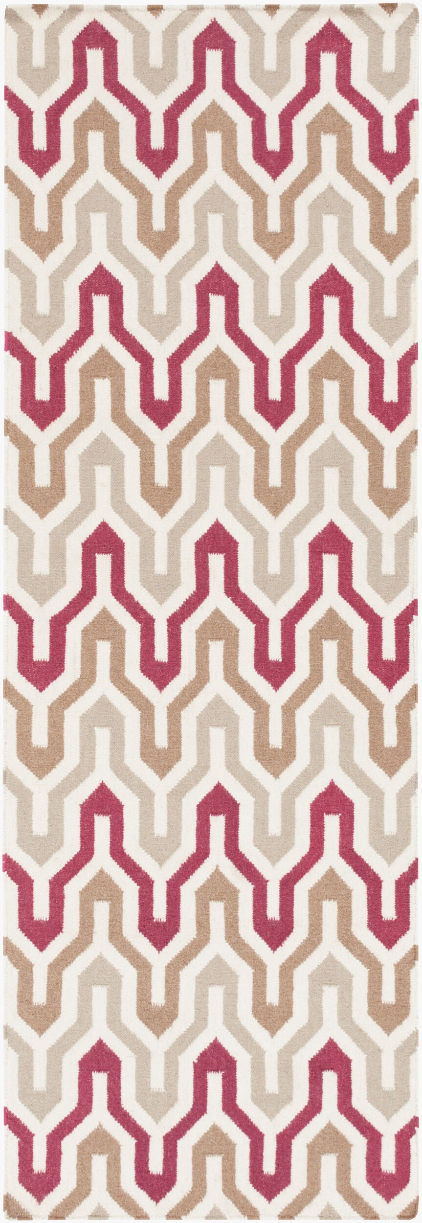Alfombra de lana hecha a mano Fallon FAL-1104 de 2,4 m