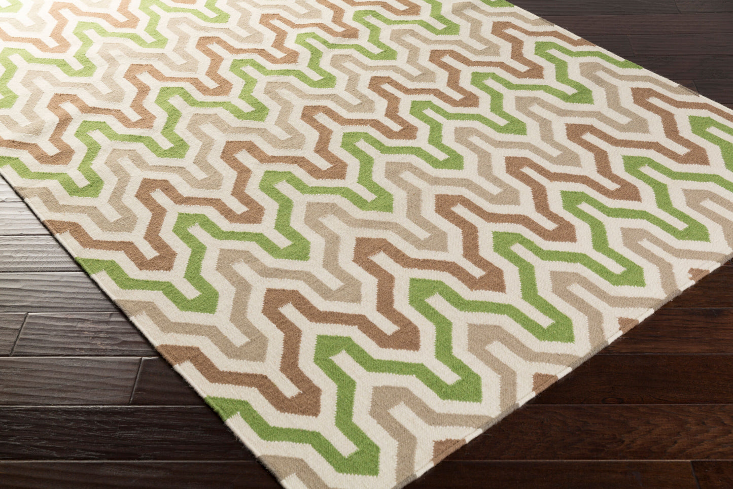 Fallon FAL-1107 3' x 5' Handmade Wool Accent Rug