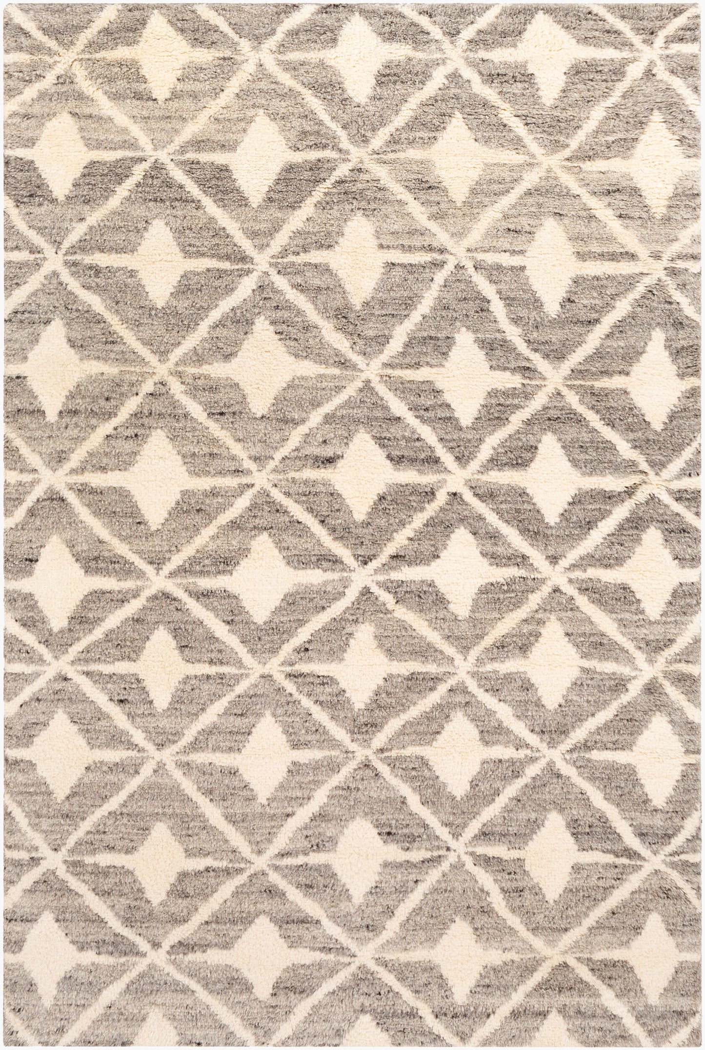 Alfombra decorativa de lana hecha a mano Fez FEZ-2303 de 2' x 3'