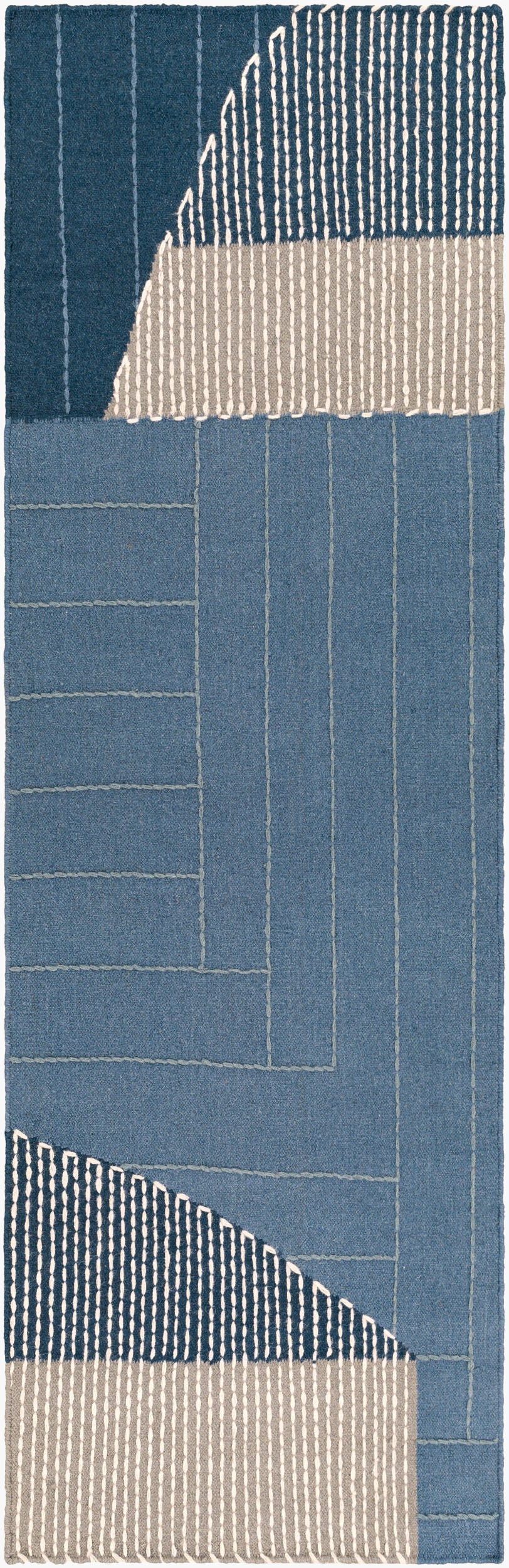 Fulham FHM-2300 8ft Runner Handmade Wool Runner Rug