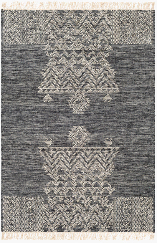 Alfombra de lana hecha a mano Fulham FHM-2304 de 1,52 m x 2,13 m