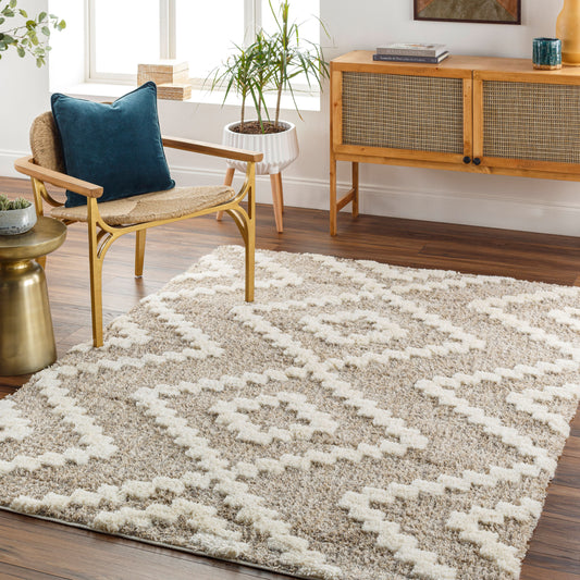 Florida FLD-2303 5' x 7' Machine Woven Area Rug