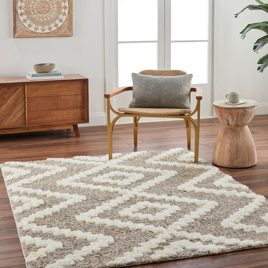 Florida FLD-2305 5' x 7' Machine Woven Area Rug