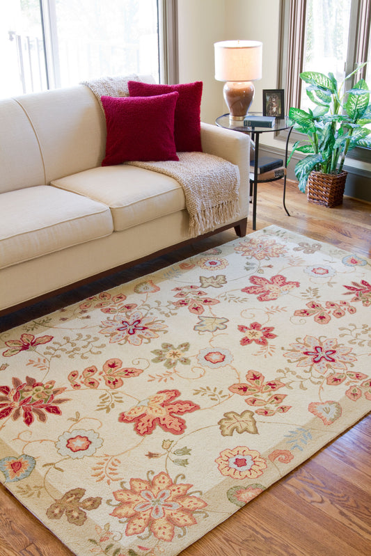 Flor FLO-8903 2' x 3' Handmade Wool Accent Rug