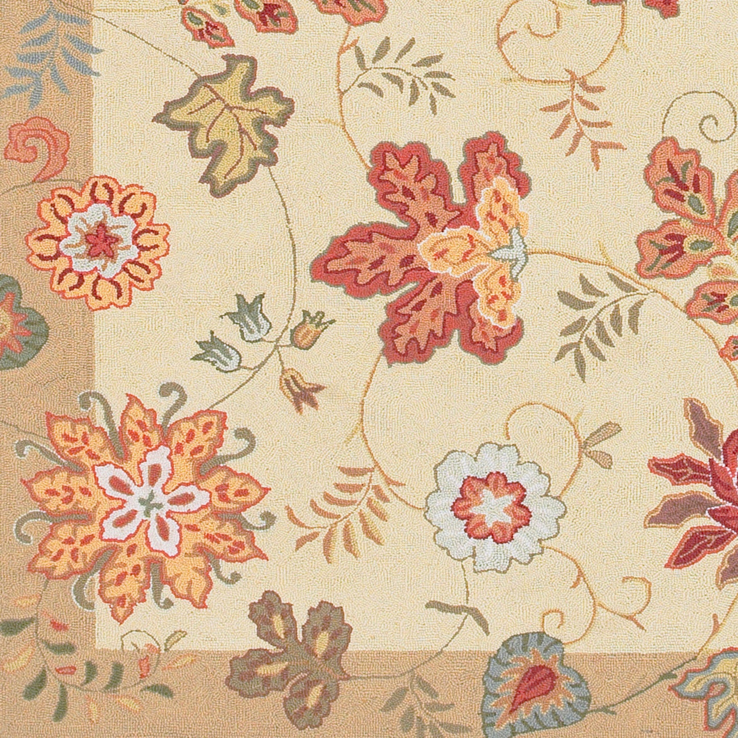 Flor FLO-8903 2' x 3' Handmade Wool Accent Rug