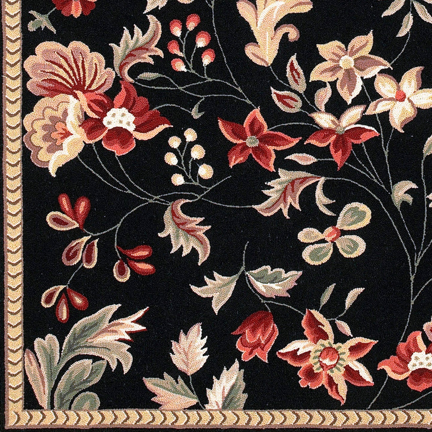 Flor FLO-8907 2' x 4' Handmade Wool Accent Rug