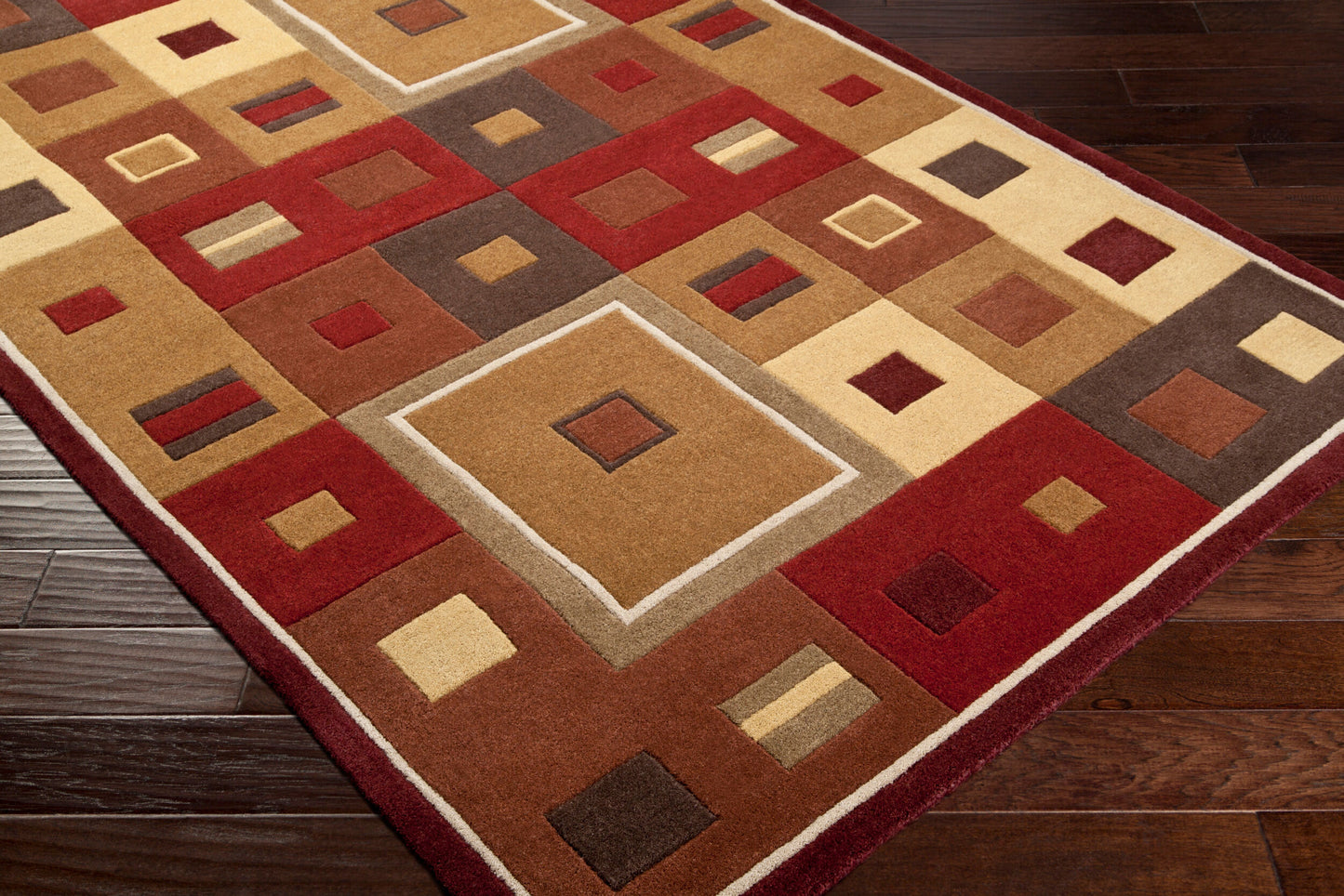Forum FM-7014 8ft Square Handmade Wool Area Rug