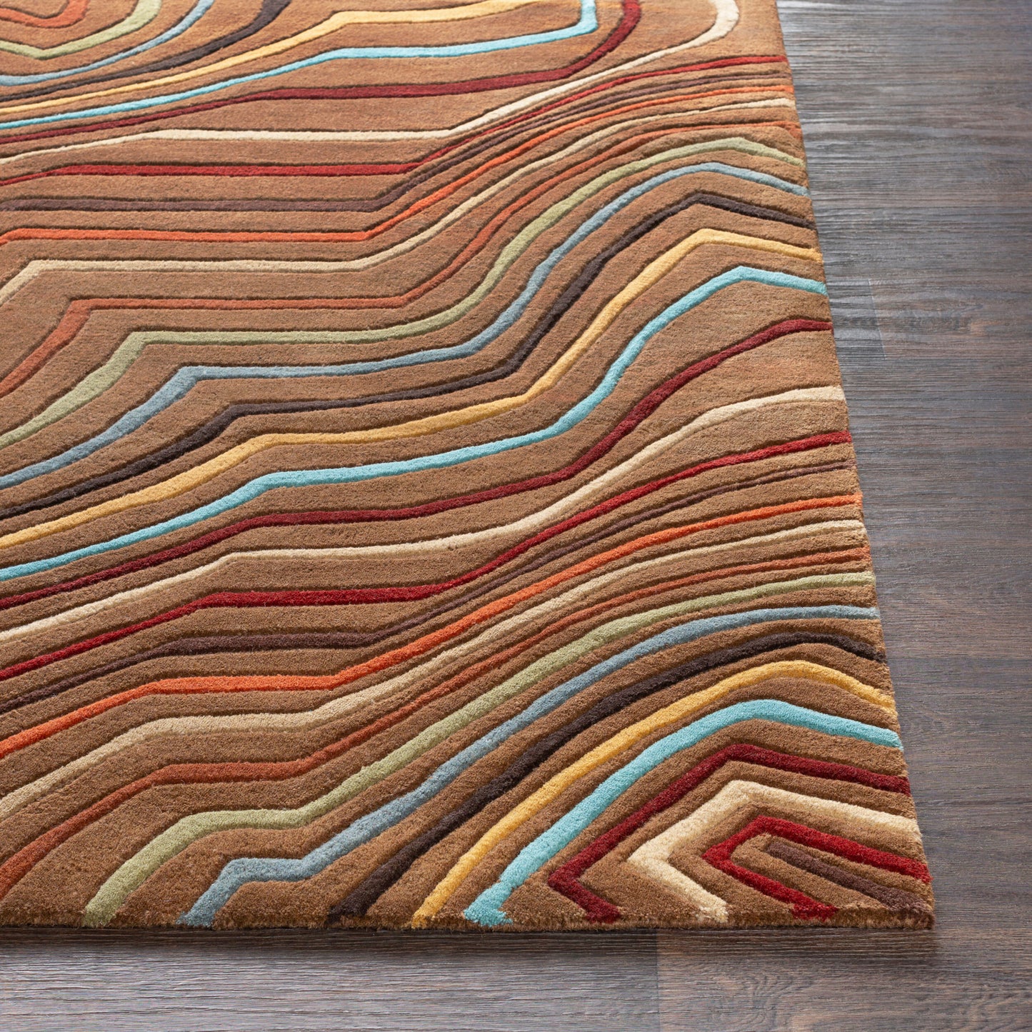 Forum FM-7155 9ft Square Handmade Wool Area Rug