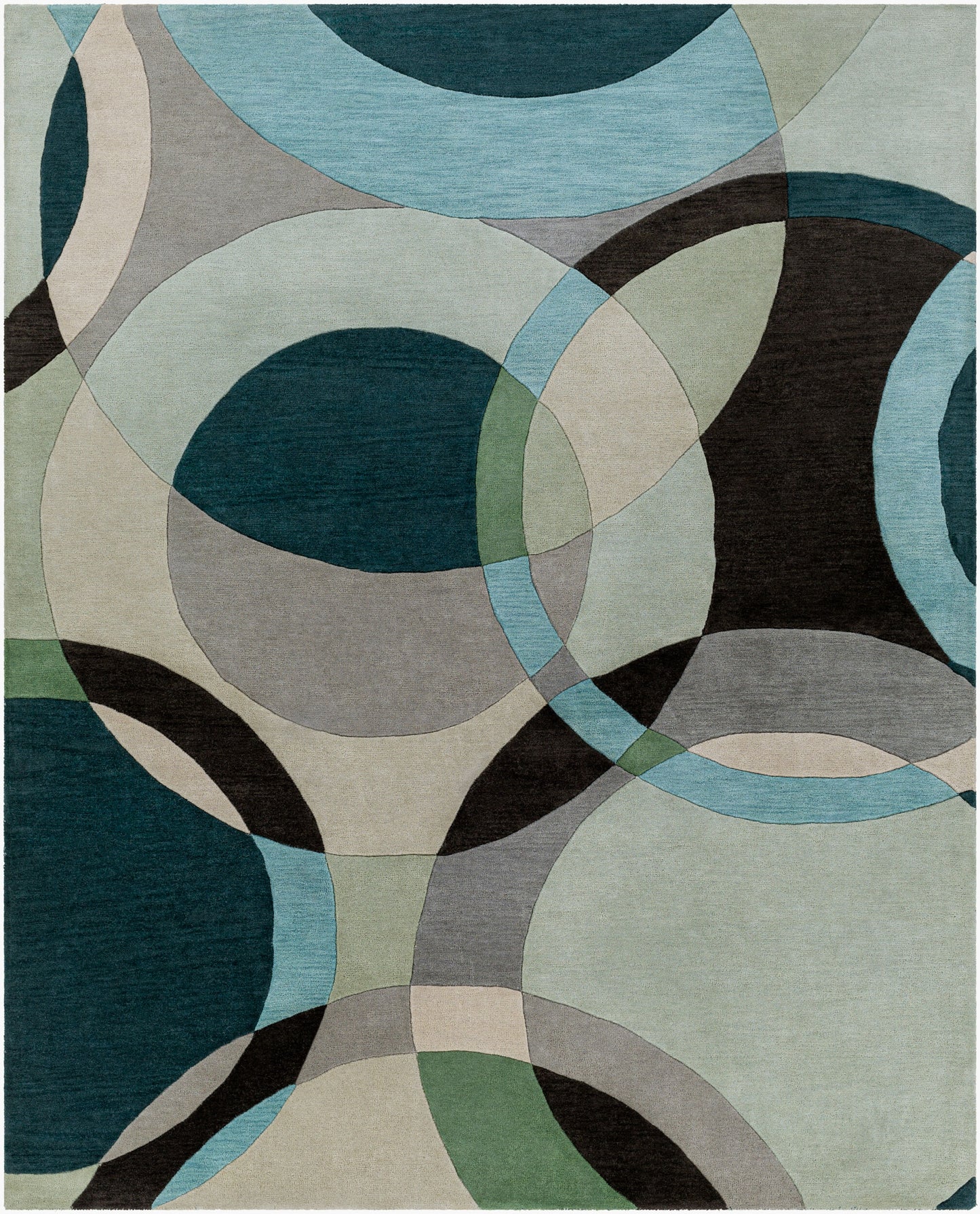 Alfombra de lana hecha a mano Forum FM-7157 de 8' x 10'