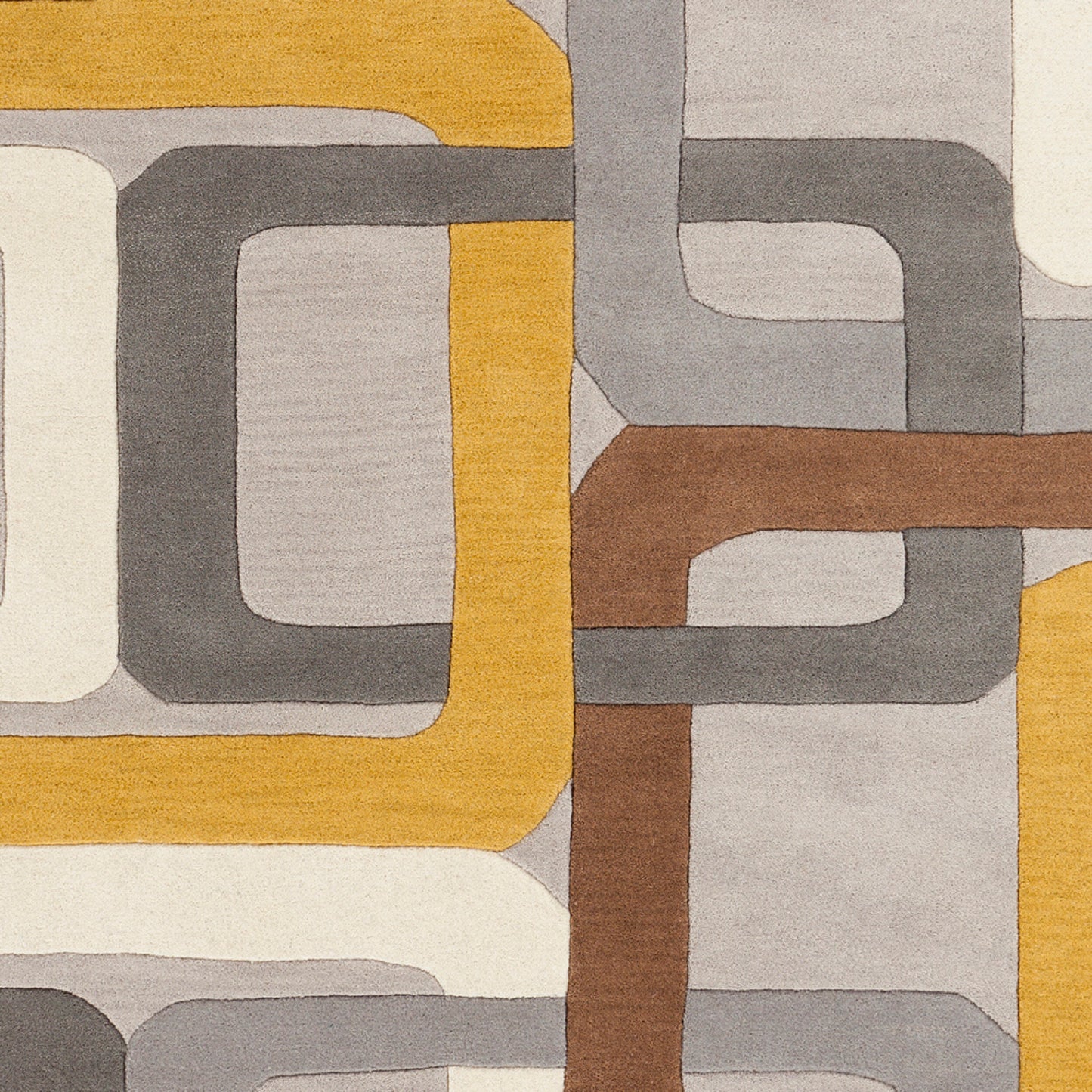 Forum FM-7159 4ft Square Handmade Wool Accent Rug