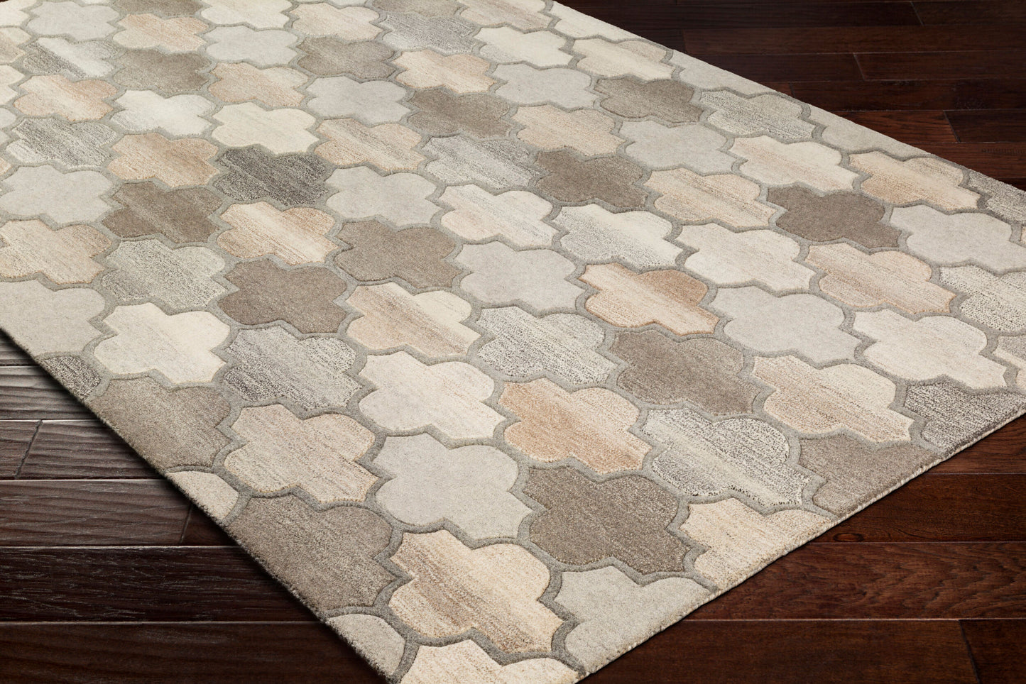 Forum FM-7208 4ft Square Handmade Wool Accent Rug