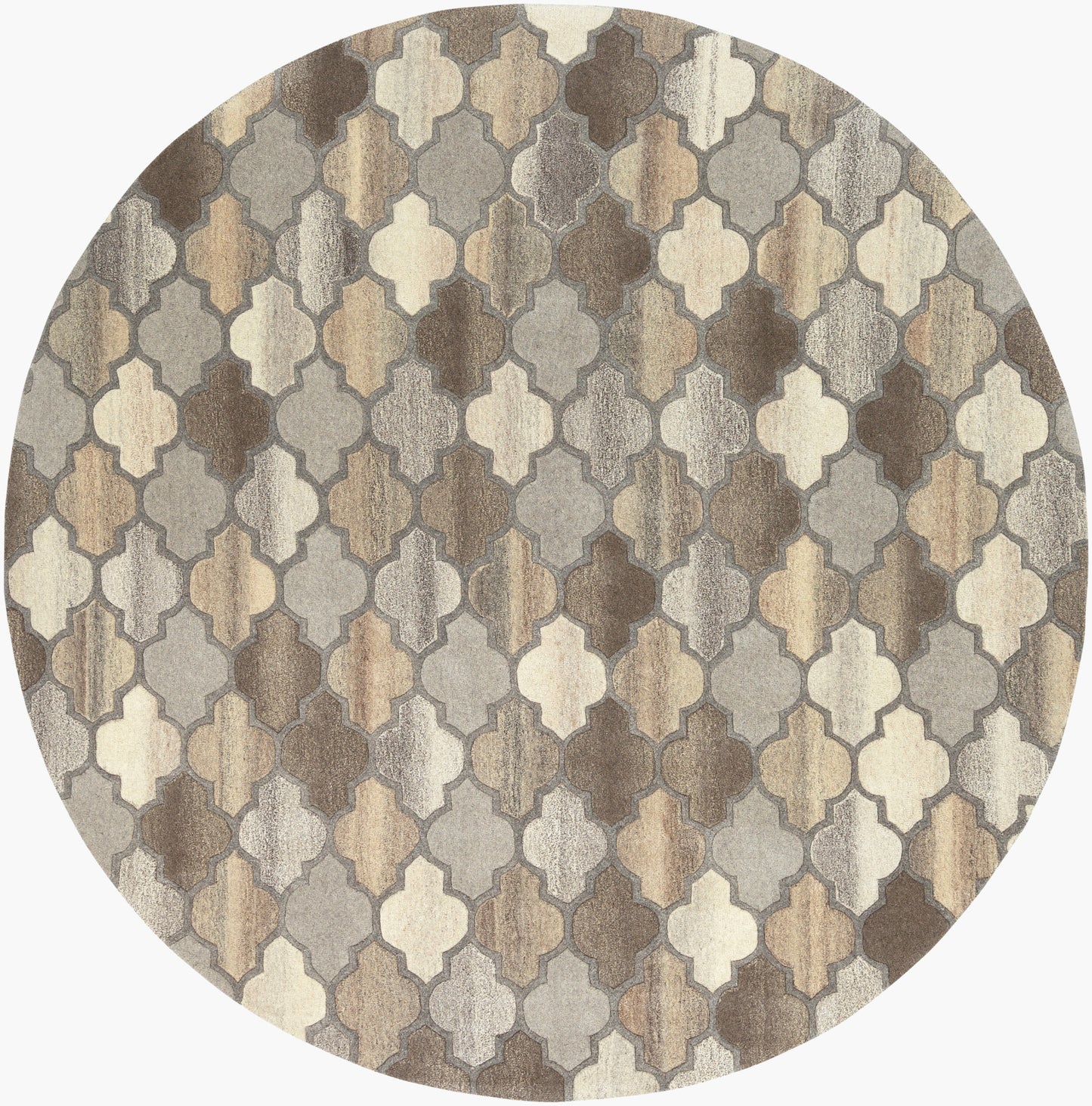 Forum FM-7208 4ft Round Handmade Wool Accent Rug